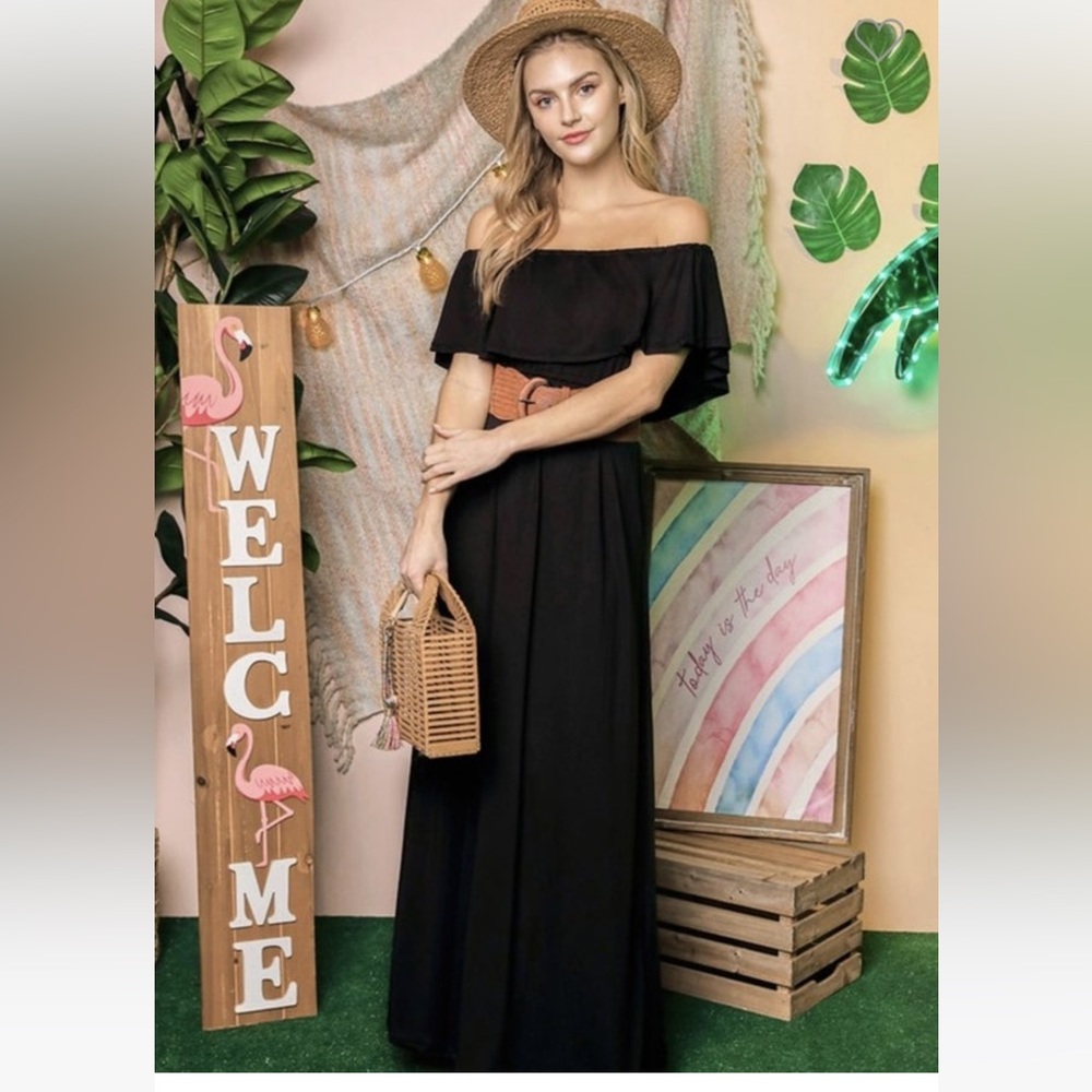 Ninexis super soft Black Maxi dress